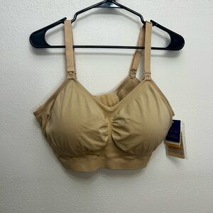 Kindred Bravely NWT Nursing/Pumping Bra Beige Nude